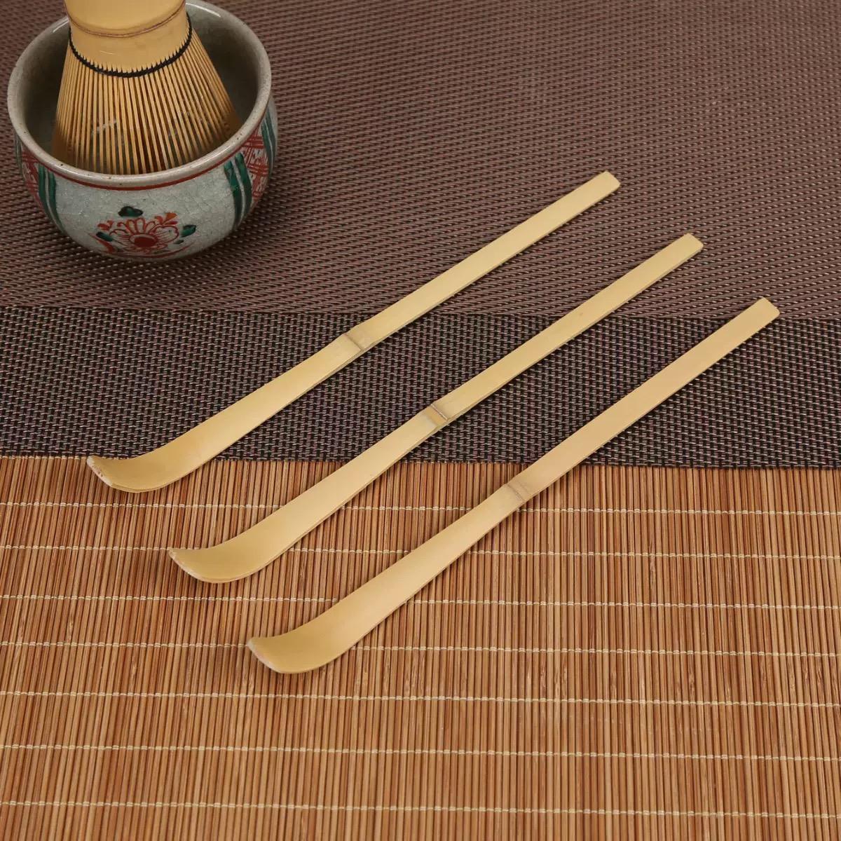 Bamboo Cutlery Set - Cucharas de Té de Madera, Cuchara