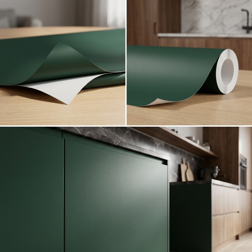 Luxury Lifestyle Wallpaper - Papel Tapiz de PVC Verde Esmeralda
