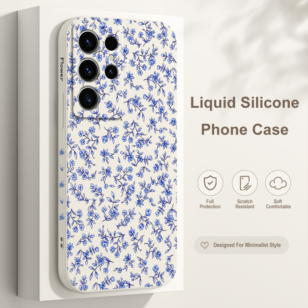Samsung Galaxy S24 - Funda de Teléfono con Diseño Floral