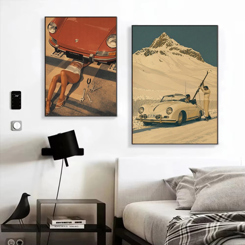 Póster de viaje de esquí alpin - Luxury Lifestyle Yacht reseña y precio