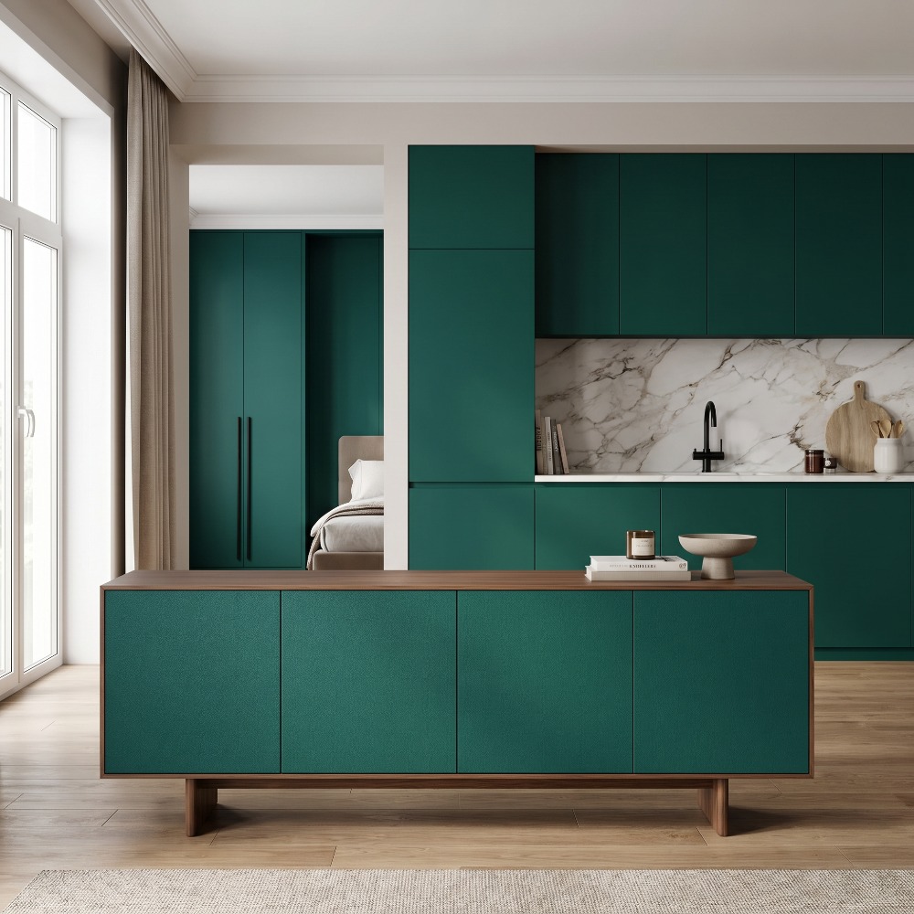 Papel Tapiz de PVC Verde Esmer - Luxury Lifestyle Wallpaper reseña y precio