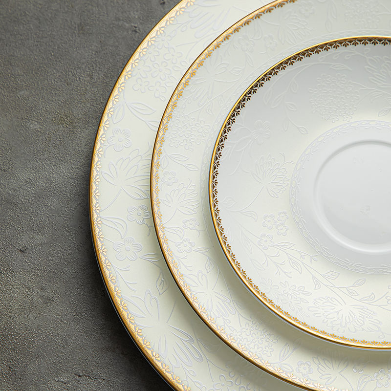 Plato de cena occidental de po - Gold Plated Cutlery reseña y precio