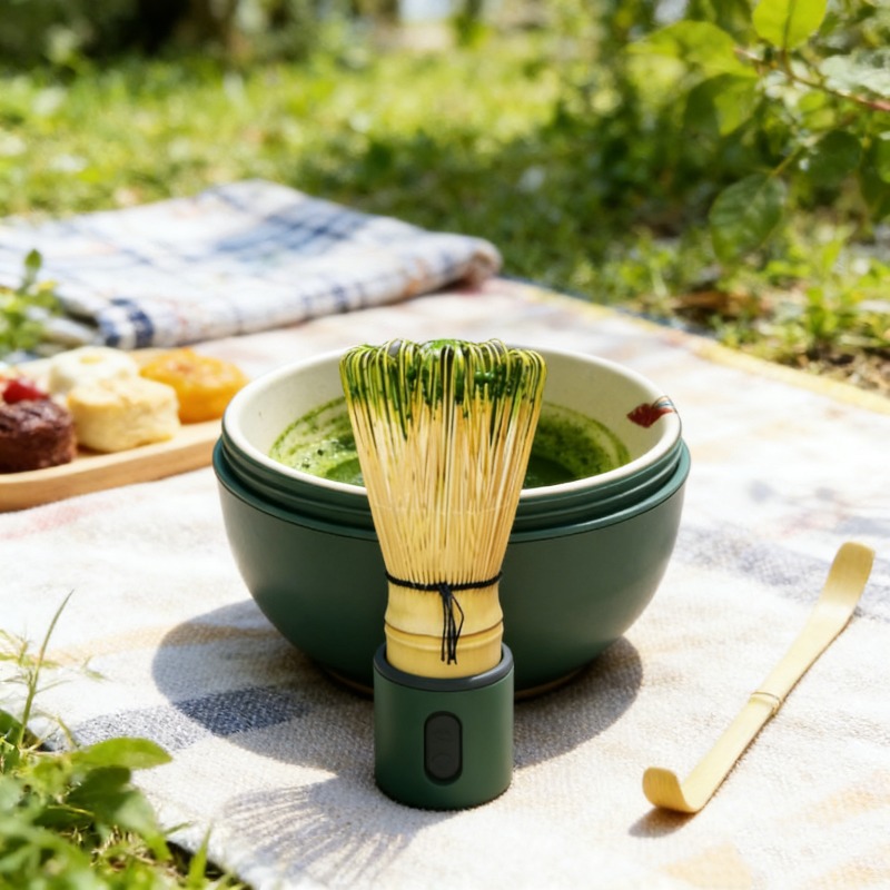 Batidor de matcha japonés - ac - Bamboo Cutlery Set reseña y precio