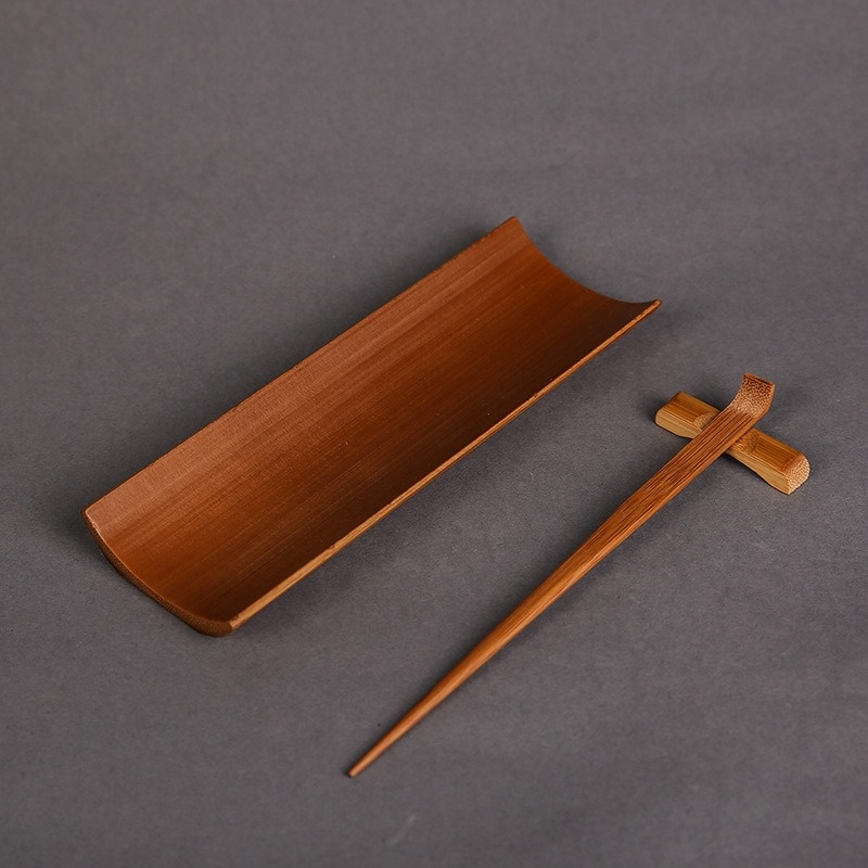 Juego de vajilla carbonizada d - Bamboo Cutlery Set reseña y precio