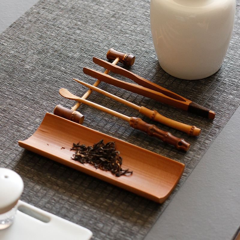 Juego de vajilla carbonizada d - Bamboo Cutlery Set reseña y precio