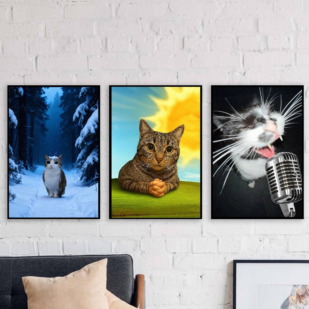 Póster MEME de Gato, Divertido - Luxury Lifestyle Wallpaper reseña y precio