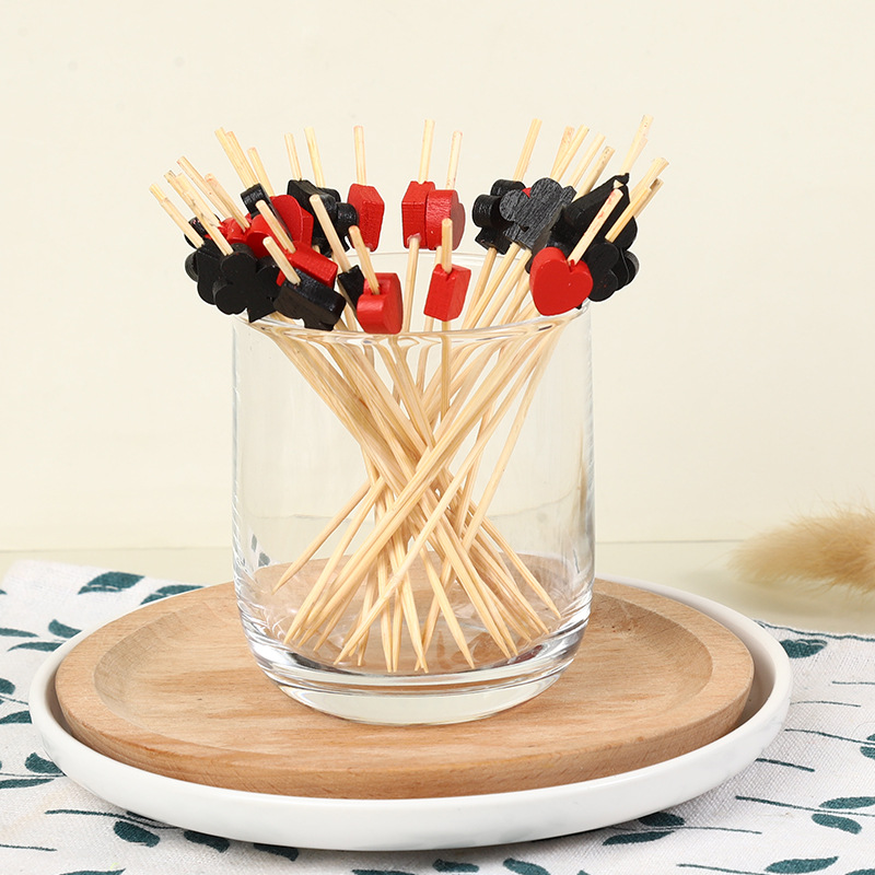 100 Uds Casino Las Vegas Poker - Bamboo Cutlery Set reseña y precio