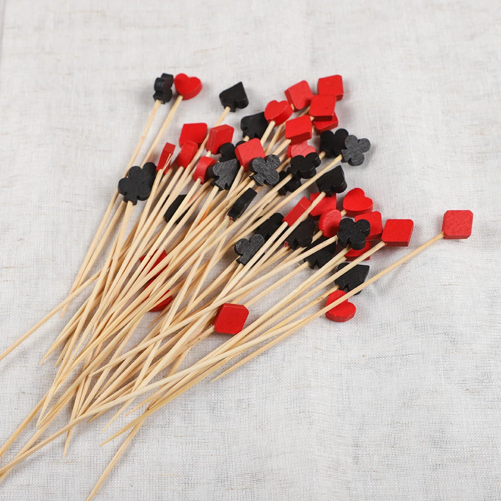 100 Uds Casino Las Vegas Poker - Bamboo Cutlery Set reseña y precio