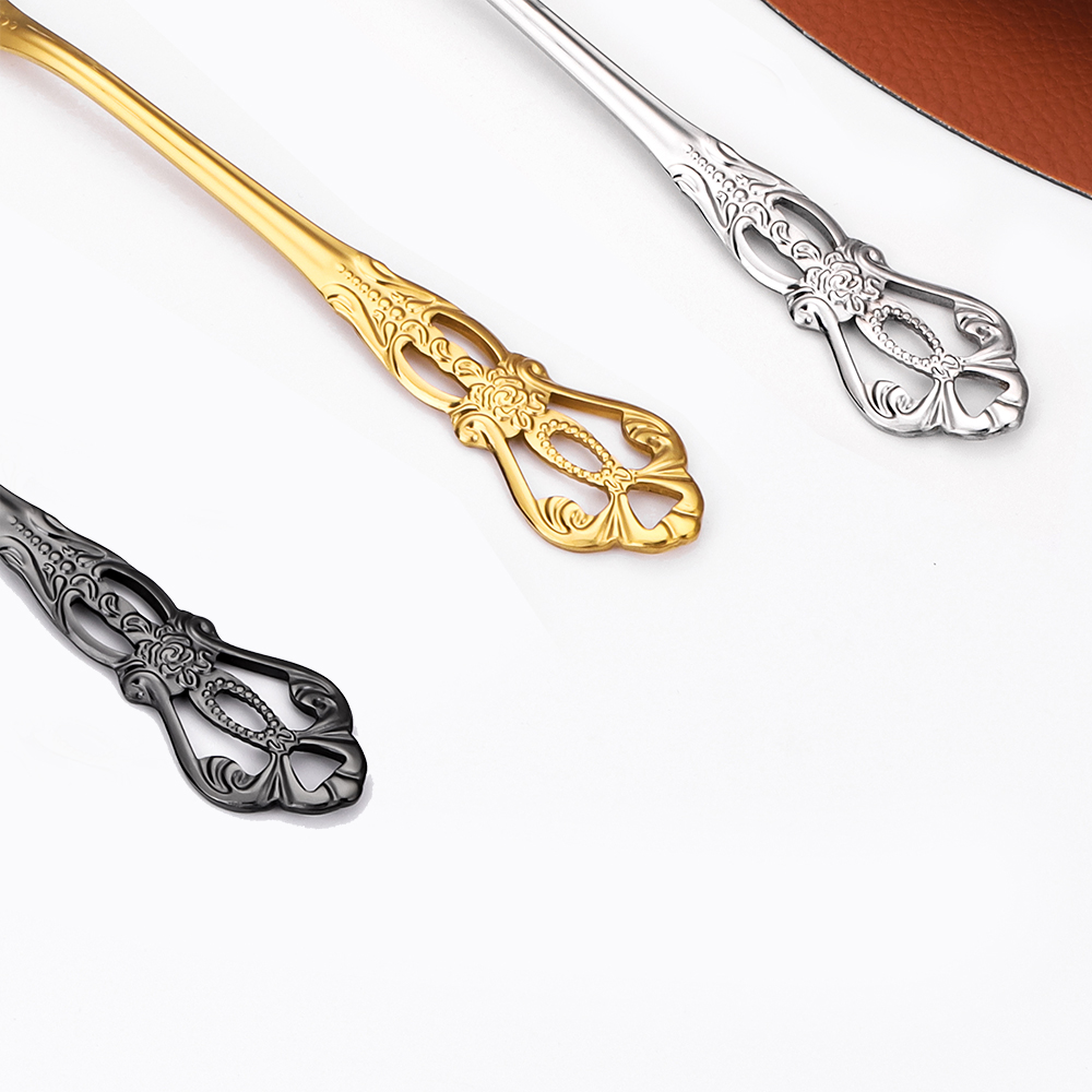 Juego de cucharas de postre do - Gold Plated Cutlery reseña y precio