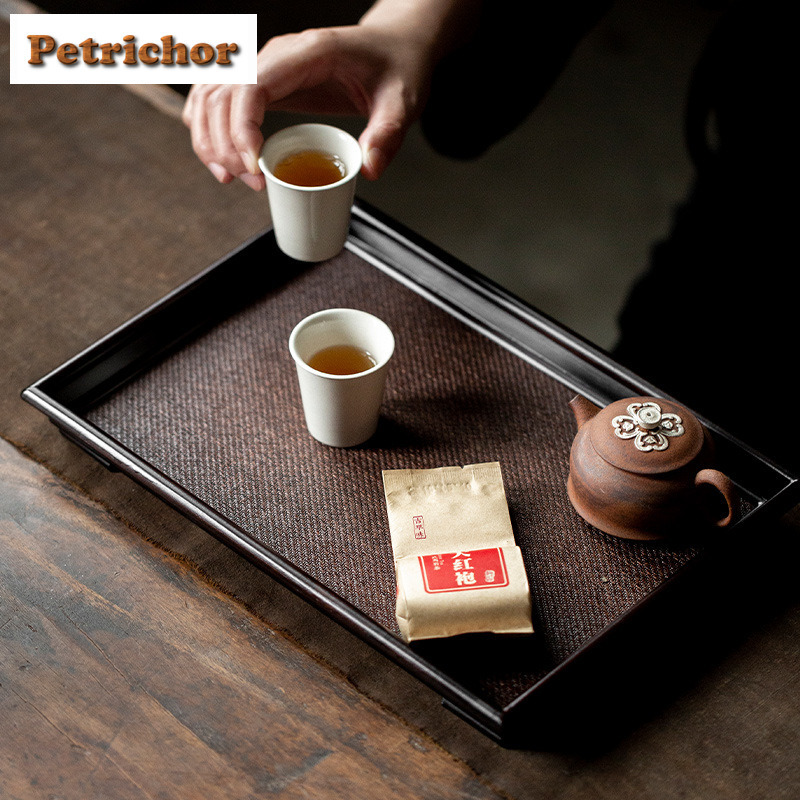 Bandeja de té tejida de bambú  - Bamboo Cutlery Set reseña y precio