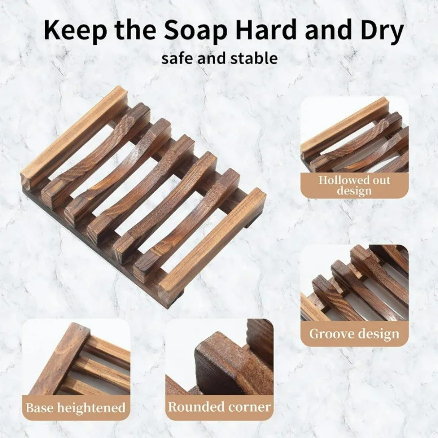 Jabonera de madera para baño d - Bamboo Cutlery Set reseña y precio